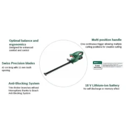 Bosch EasyHedgeCut 18-45 Hedge Trimmer -Outdoor Garden 13496928 1884961768712855