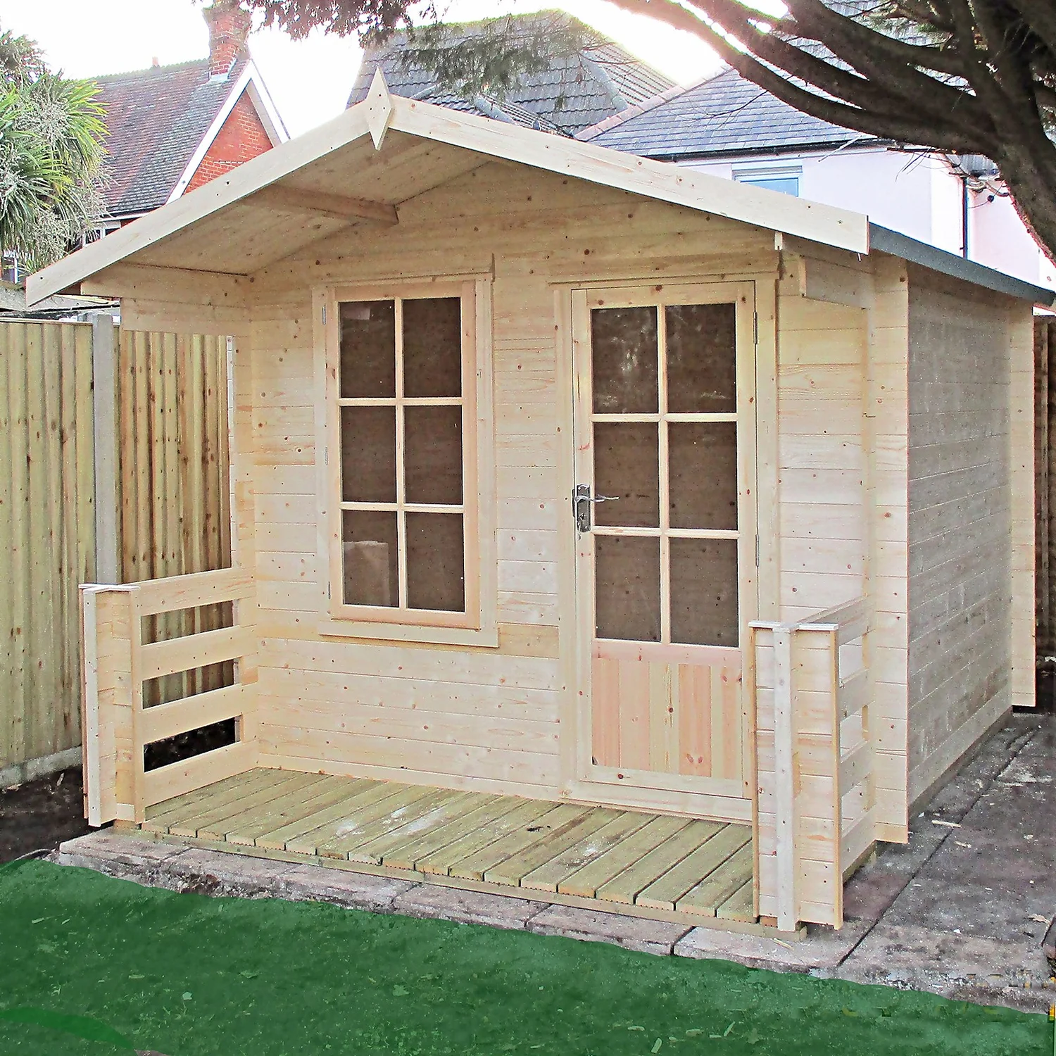 Shire 7 X 7ft Maulden Log Cabin - Including Installation 6 Shire 7 X 7ft Maulden Log Cabin - Including Installation - Image 4