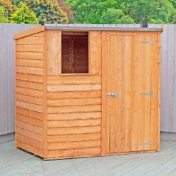 Shire 6x4ft Overlap Pent Garden Shed 13 Shire 6x4ft Overlap Pent Garden Shed -Outdoor Garden 13505229 1934926474693132