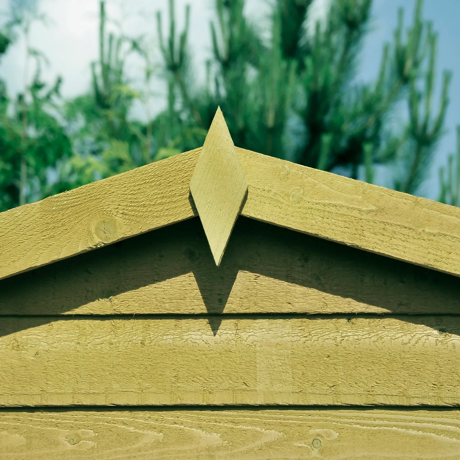 Shire 4x6ft Pressure Treated Double Door Overlap Garden Shed 4 Shire 4x6ft Pressure Treated Double Door Overlap Garden Shed - Image 2