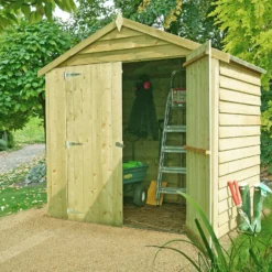 Shire 4x6ft Pressure Treated Double Door Overlap Garden Shed 17 Shire 4x6ft Pressure Treated Double Door Overlap Garden Shed -Outdoor Garden 13505239 7624926485328414