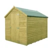 Shire 8x6ft Pressure Treated Overlap Garden Shed -Outdoor Garden 13505242 3494933733316426