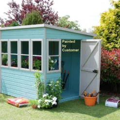 Shire 6 X 6ft Sun Pent Shed -Outdoor Garden 13505277 1784931991767664