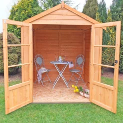 Shire 6 X 6ft Oatland Double Door Summerhouse - Including Installation -Outdoor Garden 13505285 5674931995908774