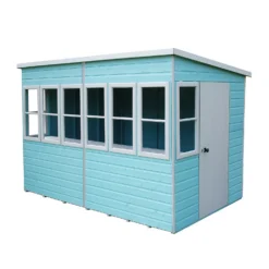 Shire 10 X 8ft Sun Pent Shed 20 Shire 10 X 8ft Sun Pent Shed -Outdoor Garden 13505288 8284933734545487