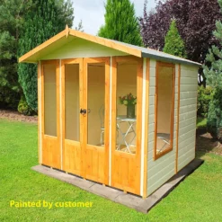 Shire 7 X 7ft Parham Double Door Summerhouse - Including Installation -Outdoor Garden 13505299 1834931995754220