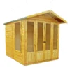 Shire 7 X 7ft Parham Double Door Summerhouse - Including Installation -Outdoor Garden 13505299 3954931995602006