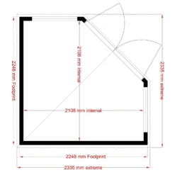 Shire 8 X 8ft Barclay Summerhouse - Including Installation 17 Shire 8 X 8ft Barclay Summerhouse - Including Installation -Outdoor Garden 13505303 2114931995840950