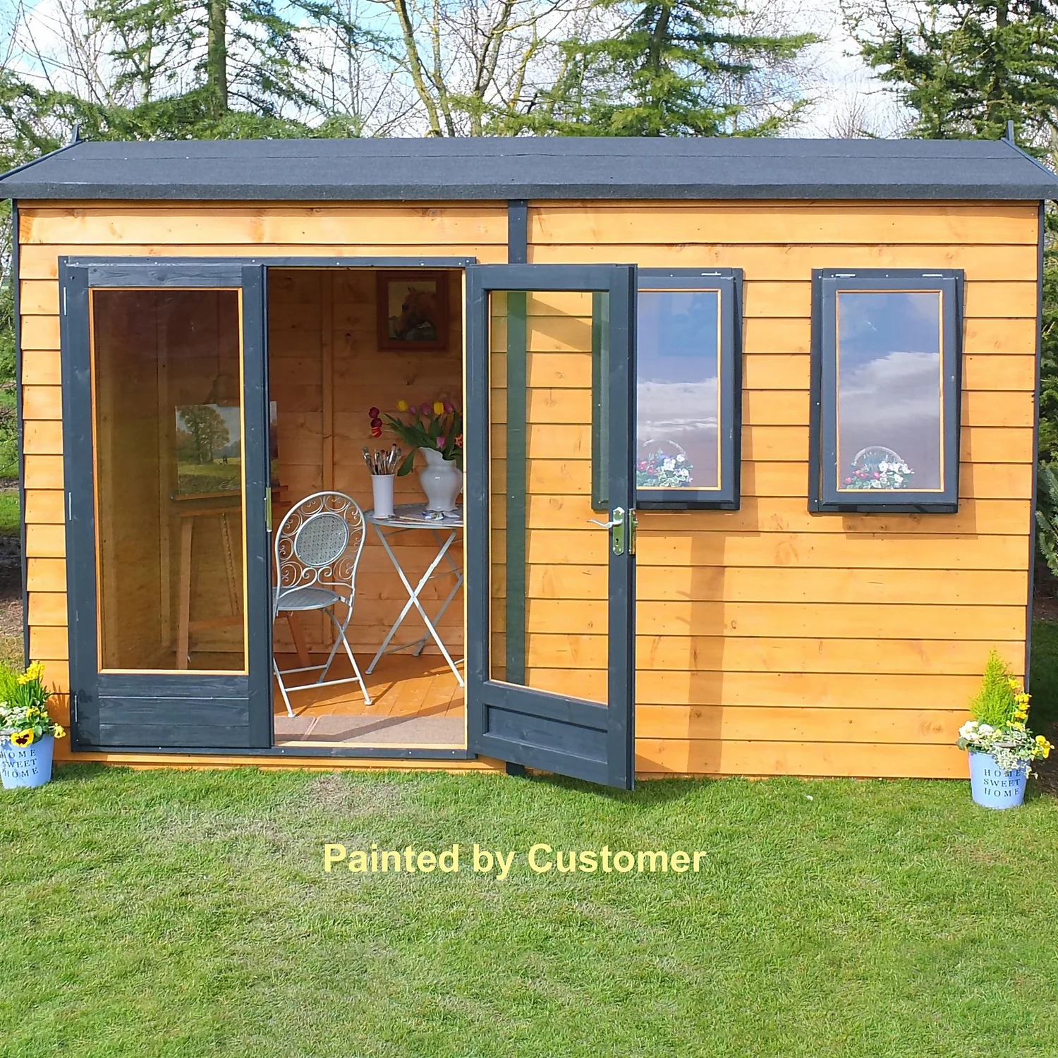 Shire 12 X 7ft Double Door Garden Office 10 Shire 12 X 7ft Double Door Garden Office - Image 8