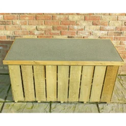 Shire Sawn Timber Garden Storage Log Box 4x2 -Outdoor Garden 13505350 3894931992966533