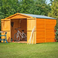 Shire 12x8ft Overlap Garden Shed No Windows - Including Installation -Outdoor Garden 13508670 4814926478437702