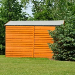 Shire 12x8ft Overlap Garden Shed No Windows - Including Installation -Outdoor Garden 13508670 8414926478573059