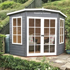 Shire 8x8ft Hampton Summerhouse - Including Installation -Outdoor Garden 13508671 1664926476327931