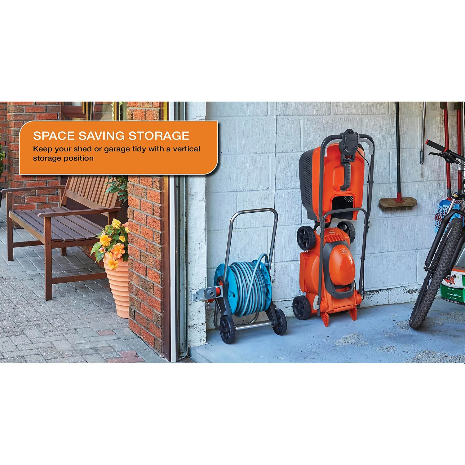 Flymo 40V SimpliStore 300R Li Cordless Lawn Mower - 30cm 8 Flymo 40V SimpliStore 300R Li Cordless Lawn Mower - 30cm - Image 6