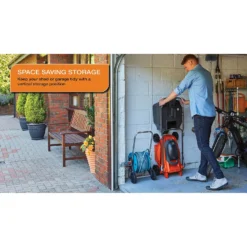 Flymo 36V EasiStore 380 Cordless Lawn Mower - 38cm -Outdoor Garden 13524792 1834936632100872