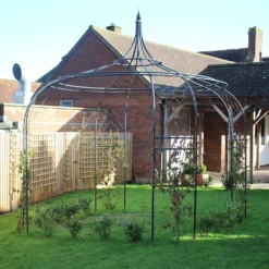 Agriframes Gothic Gazebo - (H)2.7 X (Diameter)1.8 M - Black 6 Agriframes Gothic Gazebo - (H)2.7 X (Diameter)1.8 M - Black -Outdoor Garden 13526250 1674936305168249