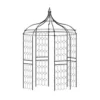 Agriframes Gothic Gazebo - (H)2.5 X (Diameter)1.5 M - Black -Outdoor Garden 13526253 1604935036135708