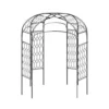 Agriframes Round Gazebo - (H)2.2 X (Diameter)1.8 M - Black -Outdoor Garden 13526254 1974935041271867