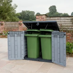 Keter Store It Out Ace Outdoor Garden Storage Shed 1200L - Grey / Graphite -Outdoor Garden 13531577 7064925770968030