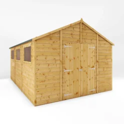 Mercia 15ft X 10ft Premium Shiplap Modular Workshop Shed - Including Installation
