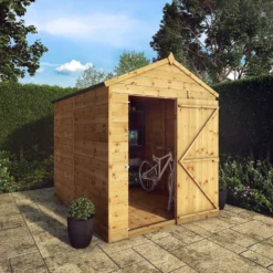 Mercia 8ft X 6ft Premium Windowless Shiplap Apex Shed -Outdoor Garden 13555779 2784949334266277