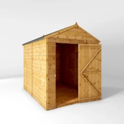 Mercia 8ft X 6ft Premium Windowless Shiplap Apex Shed -Outdoor Garden 13555779 6484949334466170
