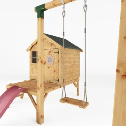 Mercia 4ft X 4ft Snug Wooden Playhouse With Tower - Installation Included -Outdoor Garden 13555805 1384958331351657