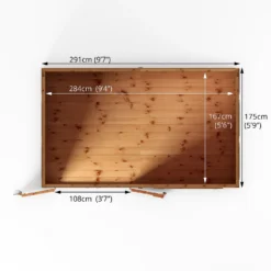 Mercia 10ft X 6ft Premium Shiplap Pent Shed -Outdoor Garden 13555856 7065011477985802