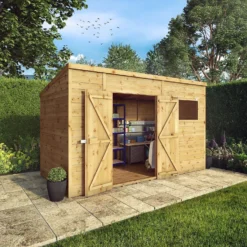 Mercia 12ft X 6ft Premium Shiplap Pent Shed -Outdoor Garden 13555860 1294949337797022