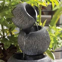 Stylish Fountain Illusion Falls Water Feature With LEDs -Outdoor Garden 13846045 2004962027646098