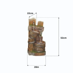 Stylish Fountain Fence Post Pours Water Feature With LEDs 9 Stylish Fountain Fence Post Pours Water Feature With LEDs -Outdoor Garden 13846055 2704978881001455