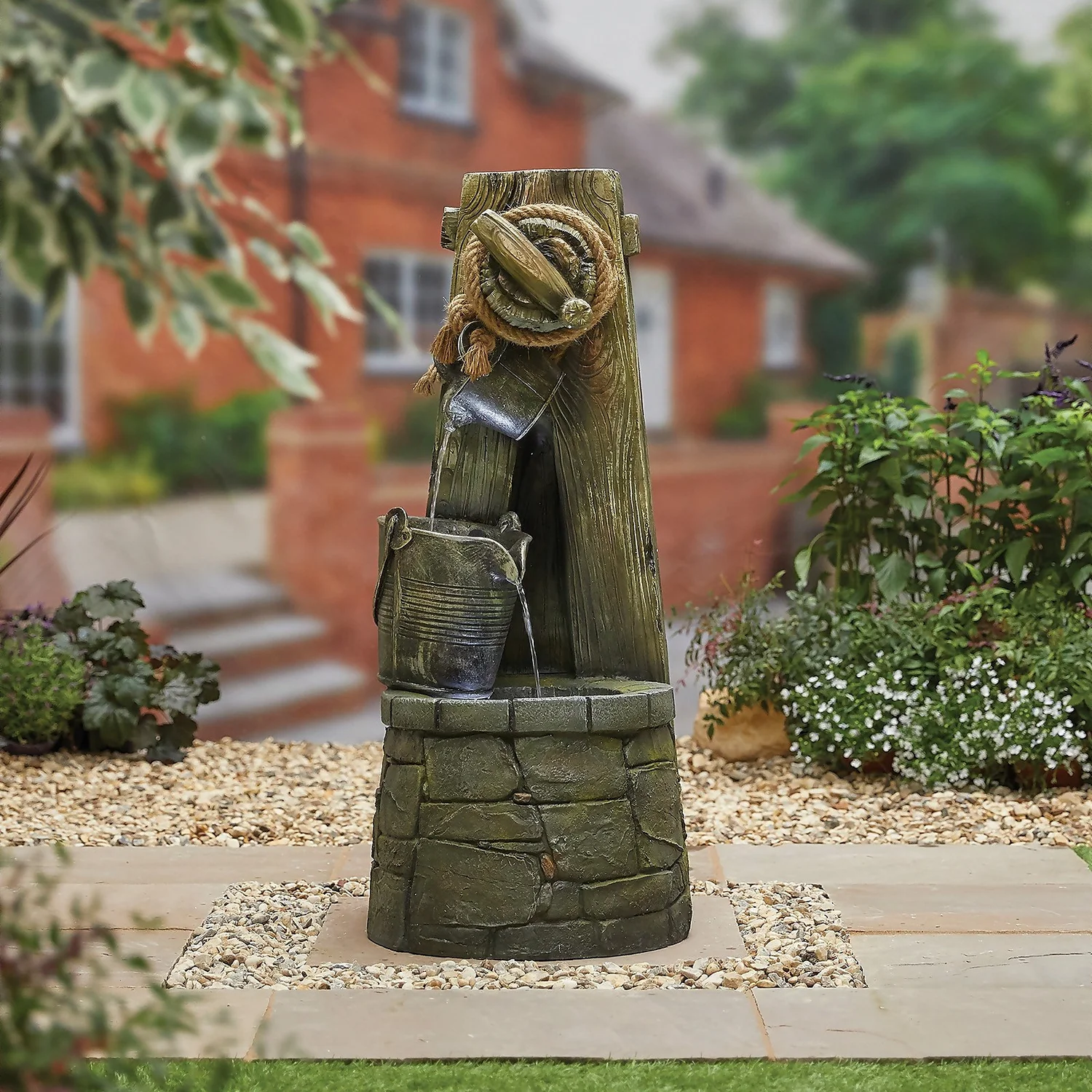 Stylish Fountain Enchanted Well Water Feature With LEDs 4 Stylish Fountain Enchanted Well Water Feature With LEDs - Image 2