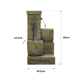 Stylish Fountain Cotswold Trough Water Feature With LEDs -Outdoor Garden 13846057 1014962028107174