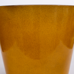 Glazed Finish Planter Mustard 30cm -Outdoor Garden 13928631 1805001956001057