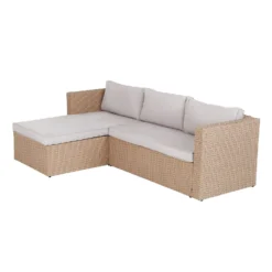 Alexandria Rattan Effect Garden Corner Sofa Set -Outdoor Garden 13936306 1115022386545089