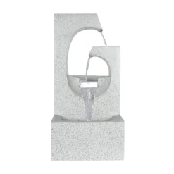 Stylish Fountain Ango Falls Garden Water Feature With LEDs
