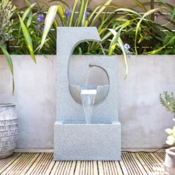 Stylish Fountain Ango Falls Garden Water Feature With LEDs -Outdoor Garden 13947169 2065005844485926