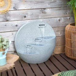 Stylish Fountain Kyoto Falls Garden Water Feature With LEDs 14 Stylish Fountain Kyoto Falls Garden Water Feature With LEDs -Outdoor Garden 13947170 2105005844858475