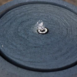 Stylish Fountain Nara Ripple Garden Water Feature With LEDs -Outdoor Garden 13947171 1175005844972994