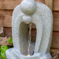 Stylish Fountain Zen Pour Garden Water Feature With LEDs -Outdoor Garden 13947173 3655005844923803