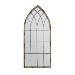 MirrorOutlet Rose Garden Rustic Arch Metal Garden Mirror- 115x50cm -Outdoor Garden 13950554 1374987138969488