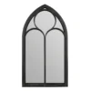 MirrorOutlet Black Somerley Chapel Arch Extra Large Metal Garden Mirror - 150x81cm 1 MirrorOutlet Black Somerley Chapel Arch Extra Large Metal Garden Mirror - 150x81cm -Outdoor Garden 13950566 1414987173044793