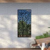 Amarelle Large Metal Tree Design Decorative Garden Mirror - 120x60cm -Outdoor Garden 13950574 8074987139956710