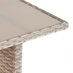 Matara Rattan Effect Corner Sofa Set -Outdoor Garden 13951470 7185021609623845