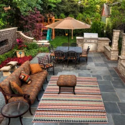 Homebase Outdoor Rug - Bohemian 120x180cm -Outdoor Garden 13953334 7804989199384002