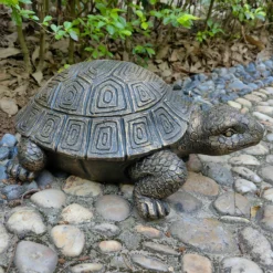 Bronze Look Tortoise Garden Ornament -Outdoor Garden 13965953 6695014597233924