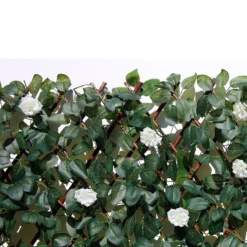Faux Leaf Trellis 90x180cm - White Rose -Outdoor Garden 13971220 1875014602990897