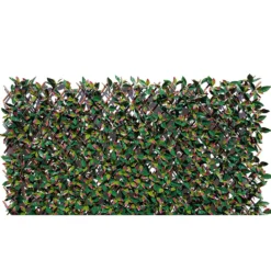 Faux Leaf Trellis 90x180cm - Red Robin