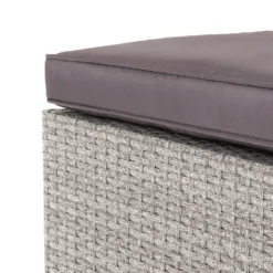 Alexandria Rattan Effect Garden Corner Sofa Set - Ash Grey -Outdoor Garden 13971225 1575022704549355