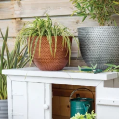 Suva Hammered Pot Copper - 31cm -Outdoor Garden 13973652 1145011805950221